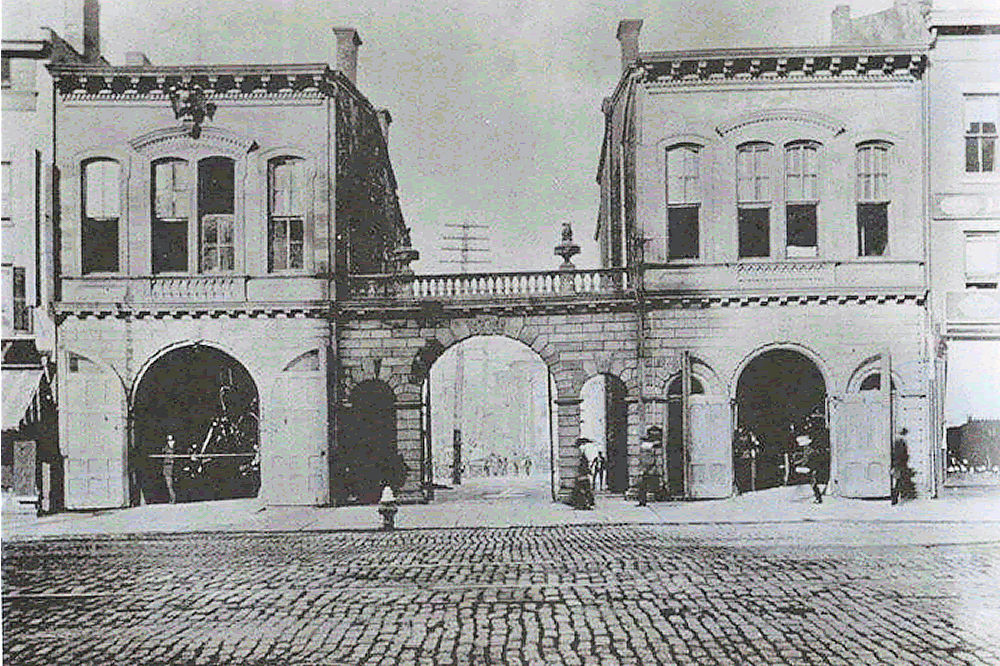 Before Branford Place at Broad Street
