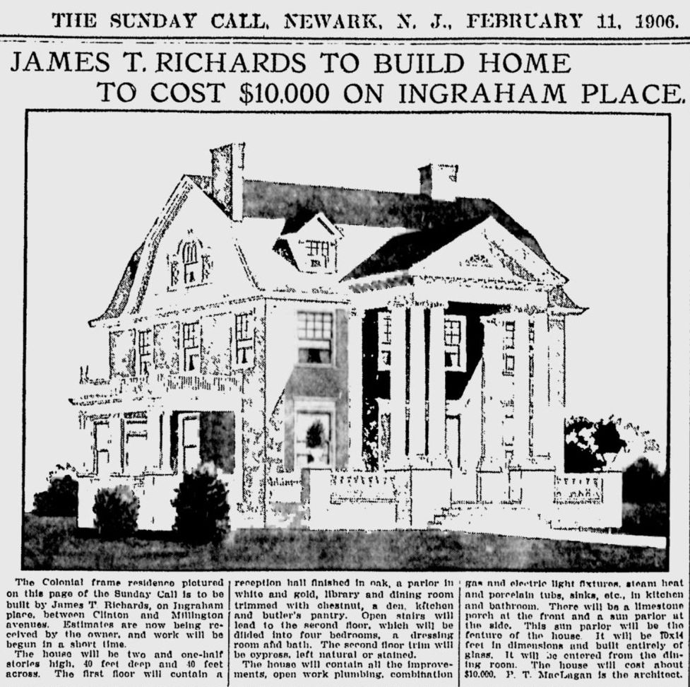 Ingraham Place (Clinton & Millington Avenues)
February 11, 1906
