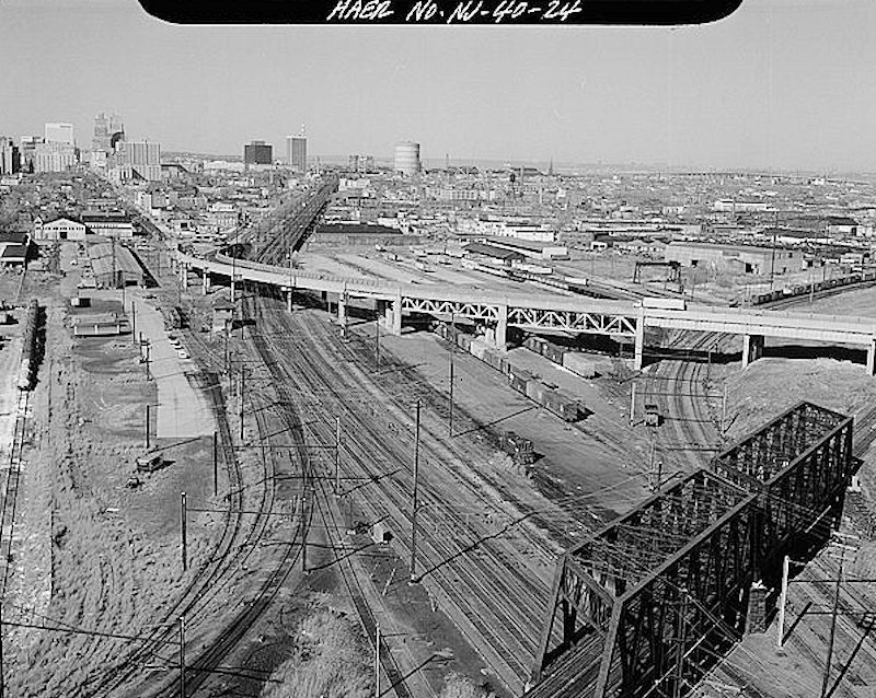 McCarter Highway Viaduct over the Railyards
From “Library of Congress”

