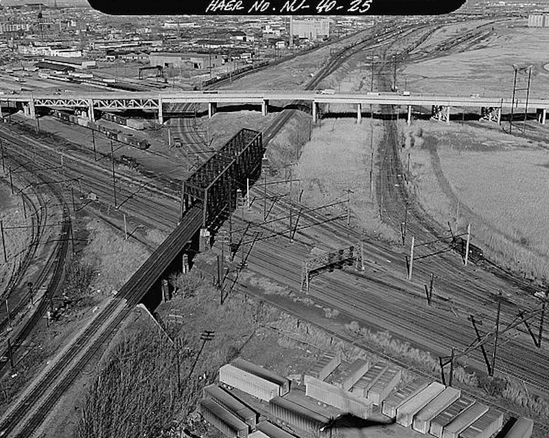 McCarter Highway Viaduct over the Railyards
From “Library of Congress”
