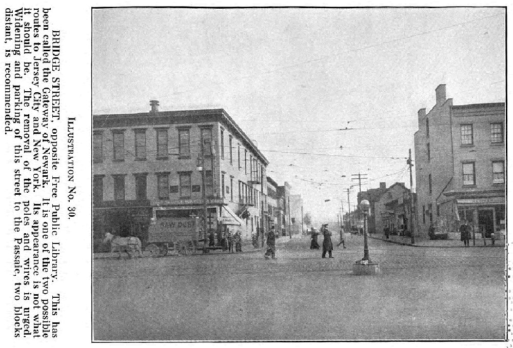 Bridge Street Looking East at Broad Street
Photos from "Comprehensive Plan of Newark 1915"
