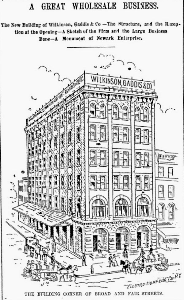 Fair & Broad Streets
1887
Image from the Newark Sunday Call
