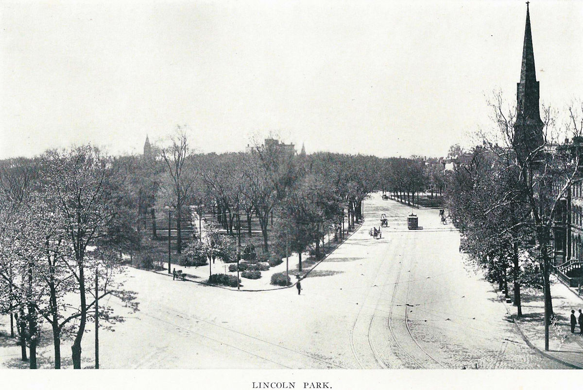 Lincoln Park & Broad Street
From: "Newark, the City of Industry" Published by the Newark Board of Trade 1912
