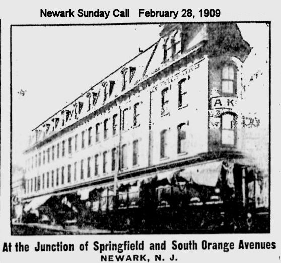 South Orange & Springfield Avenues
February 28, 1909
