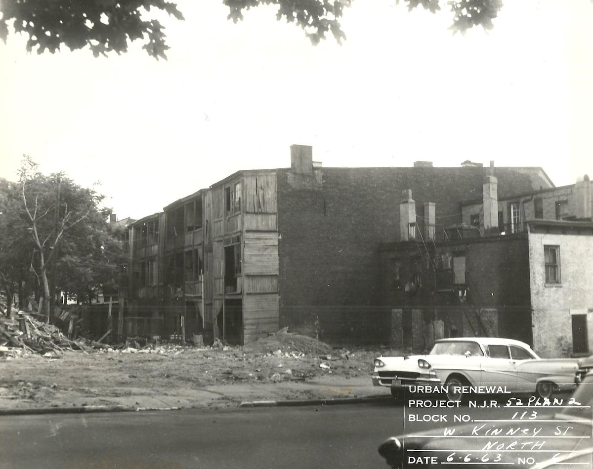 North Side between Washington & High Streets
June 6, 1963
Urban Renewal Project N.J.R. 52 Plan 2
