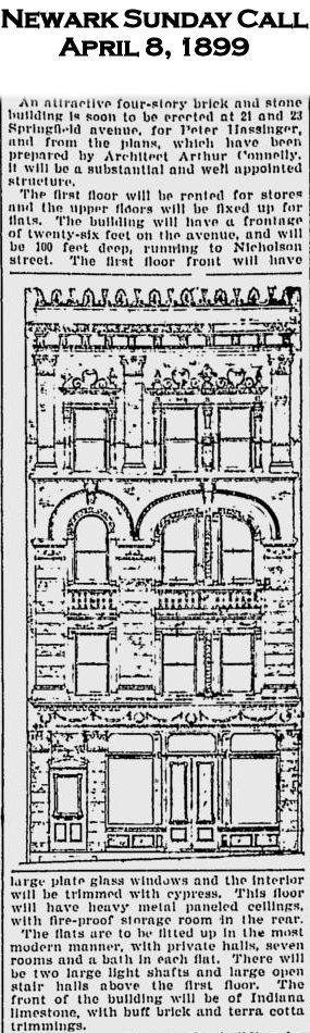 21-23 Springfield Avenue
April 8, 1899
Newark Sunday Call
