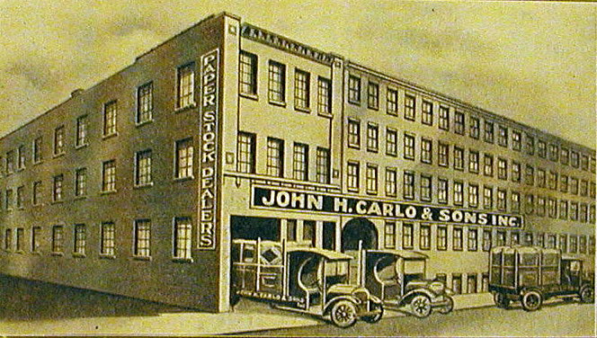 26 Kitchell Street
John H. Carlo & Sons, Inc
Paper Stock & Paper
From the 1932 Newark City Directory
