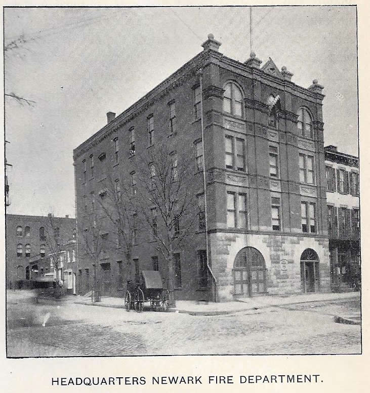 31 Academy Street
Newark Fire Headquarters - 1900
From: "Newark, the Metropolis of New Jersey" Published by the Progress Publishing Co. 1901
