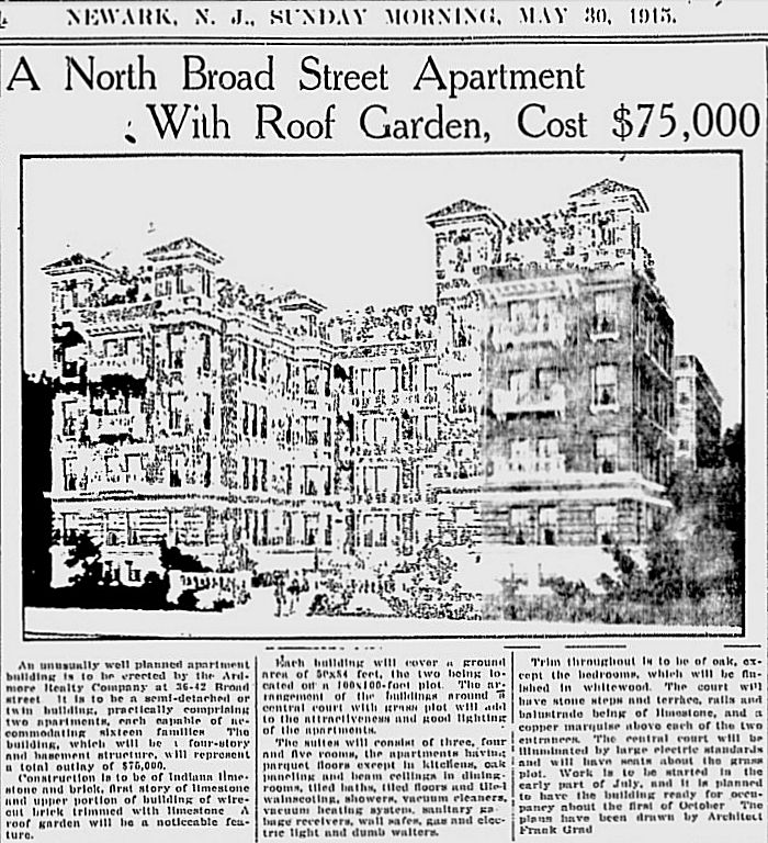 36 Broad Street
Apartment House
