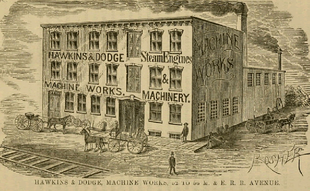 52-56 Morris & Essex Railroad Avenue
Photo from "Industrial Interests in Newark 1874"
