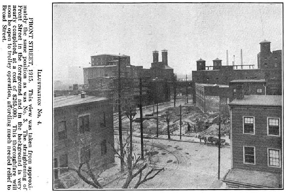 Front & Rector Streets (Center of Photo)
1915
Photos from "Comprehensive Plan of Newark 1915"
