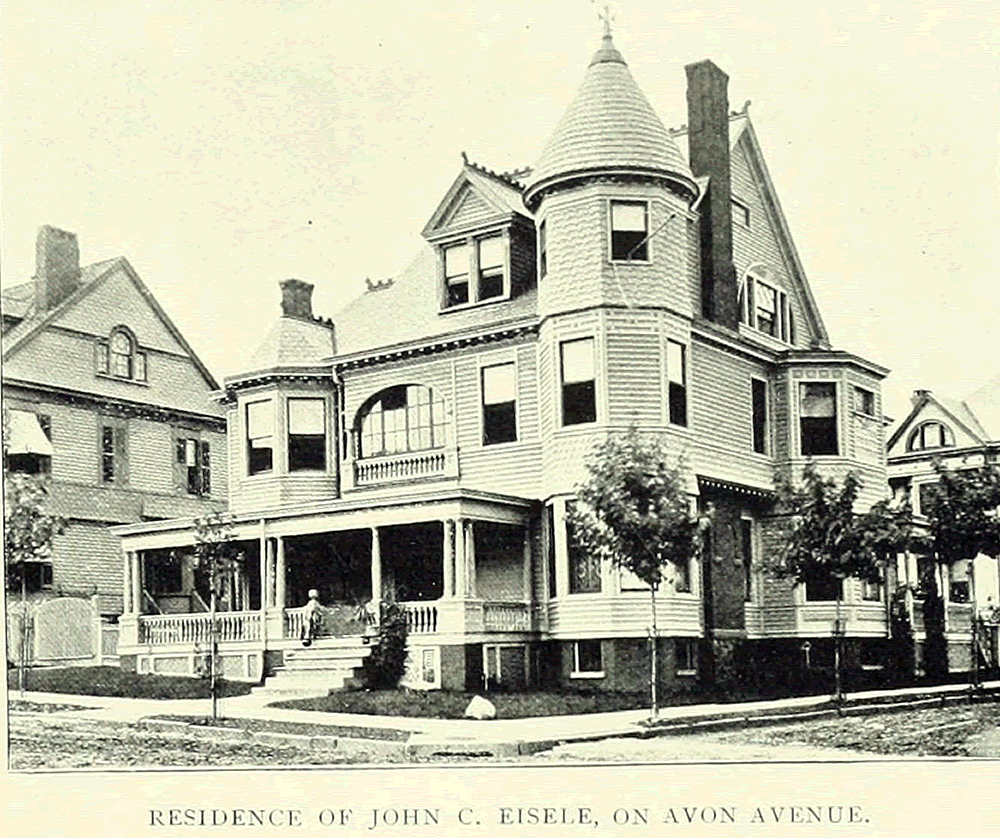 59 Avon Avenue
Residence of John C. Eisele
From "Essex County, NJ, Illustrated 1897":
