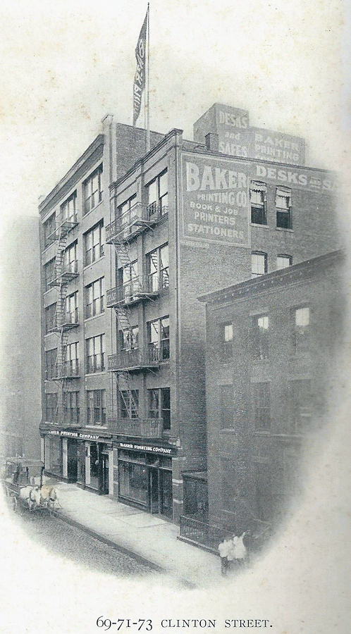 69 Clinton Street
The Baker Printing Company
From "Newark - The City of Industry" Published 1912
