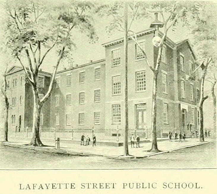 72 Lafayette Street
Lafayette Street School
From: Essex County, NJ, Illustrated 1897
