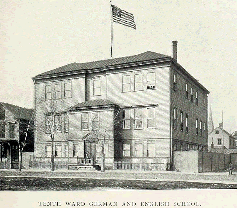 73 Nichols Street
Tenth Ward German & English School
From: Essex County, NJ, Illustrated 1897
