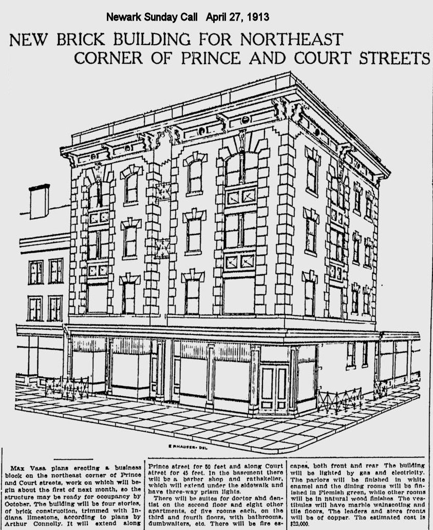 Prince & Court Streets (ne corner)
1913
