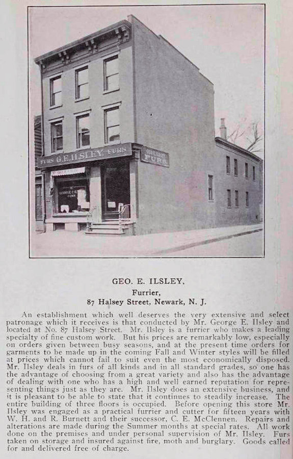 87 Halsey Street
Photo from Newark NJ and Its' Attractions 1911
