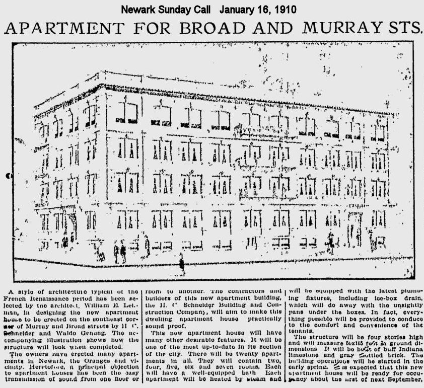 Murray & Broad Streets
January 16, 1910
