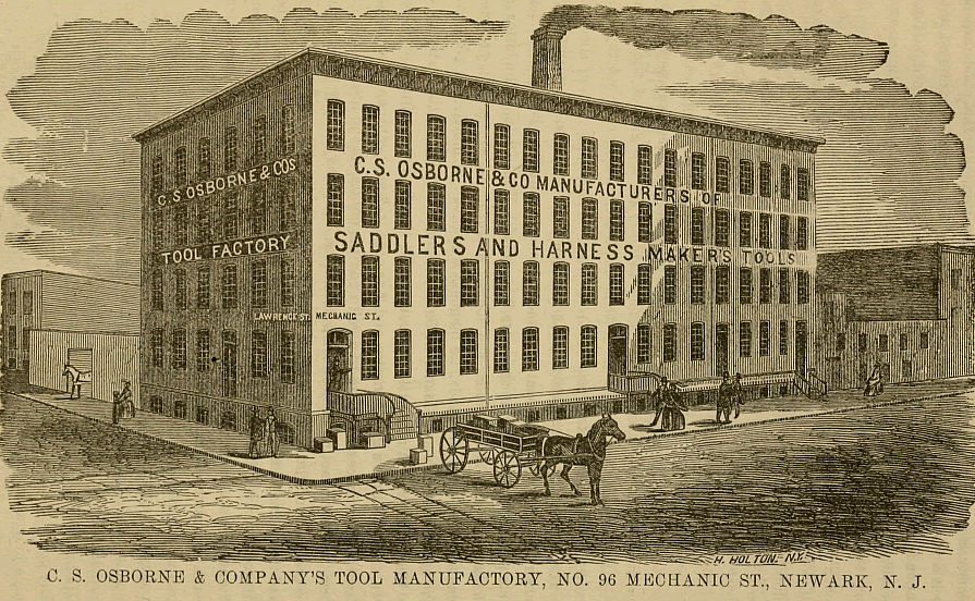 Mechanic & Lawrence Streets
Photo from "Industrial Interests in Newark 1874"
