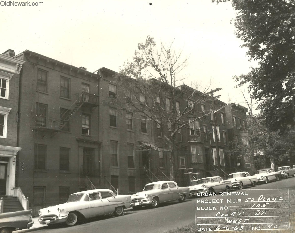 97 Court Street Looking West
June 6, 1963
Urban Renewal Project N.J.R. 52 Plan 2
