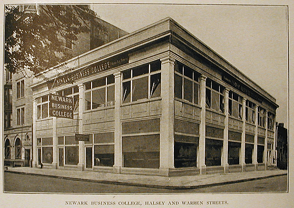 99-105 Halsey Street
Newark Business College
From "Newark - The City of Industry" Published 1912
