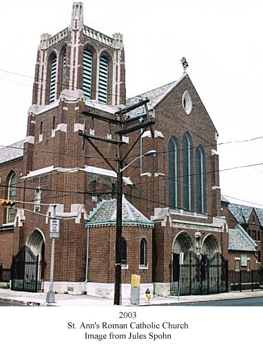 103 Sixteenth Avenue
St. Anne's Roman Catholic Church
