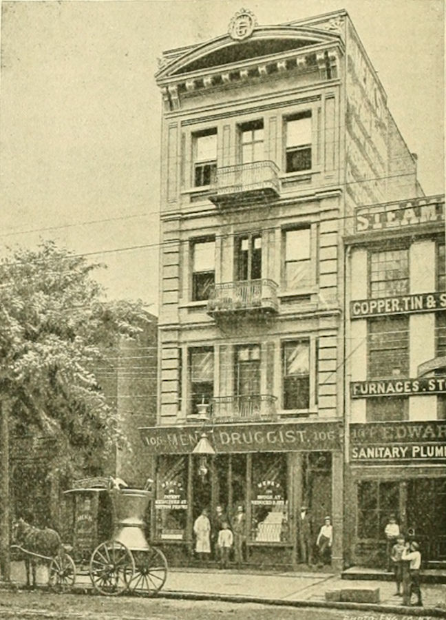 106 Market Street
1891
From “Newark and Its Leading Businessmen” 1891
