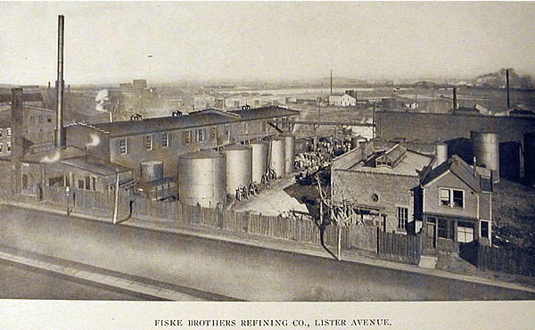 119 Lister Avenue
Fiske Brother Refining Company
From "Newark - The City of Industry" Published 1912
