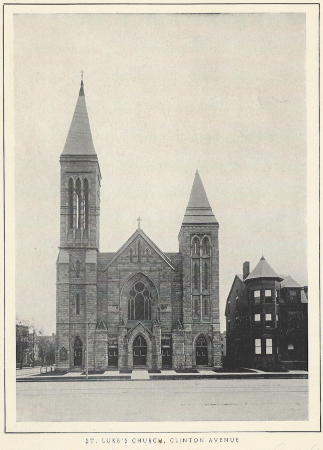 146 Clinton Avenue
St. Luke's A.M.E. Methodist Church
~1905
From "Views of Newark" Published by L. H. Nelson Company ~1905


