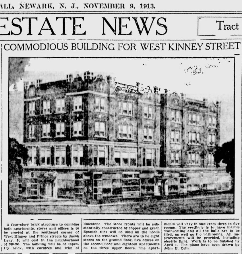 Prince & West Kinney Streets (se corner)
1913
