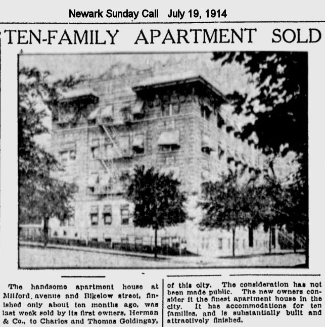 Milford Avenue & Bigelow Street
Ten Family Apartment
