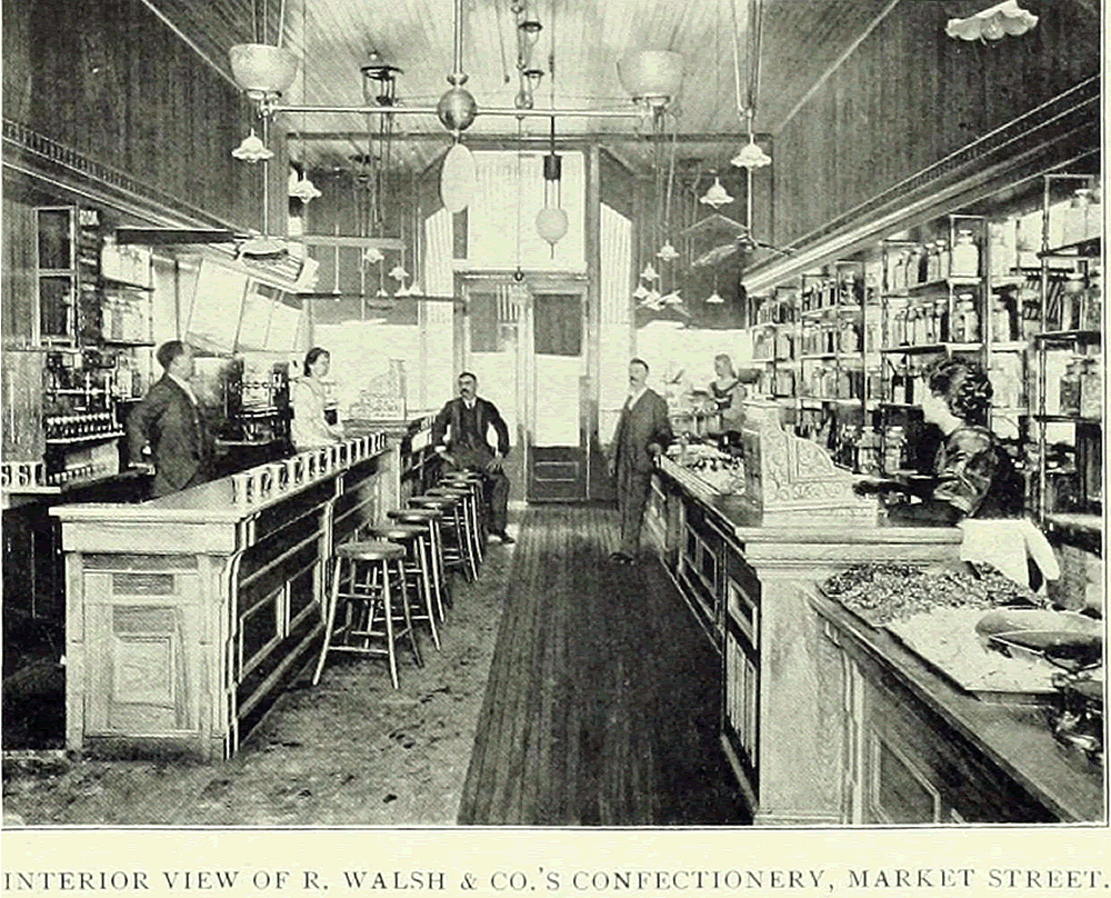 157 Market Street
R. Walsh Ice Cream
From "Essex County, NJ, Illustrated 1897":

