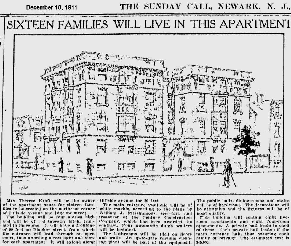 Hillside Avenue & West Bigelow Street
1911
