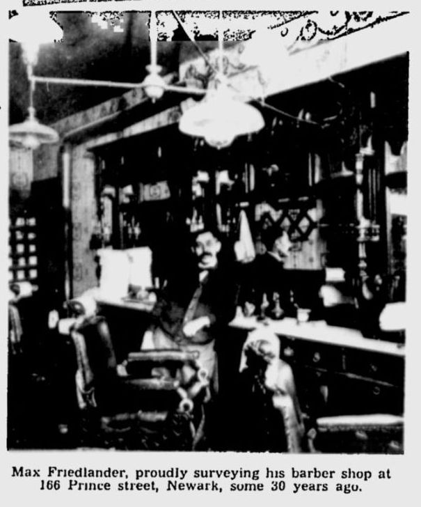 166 Prince Street
Friedlander Barber Shop
Photo from the Sunday Call
