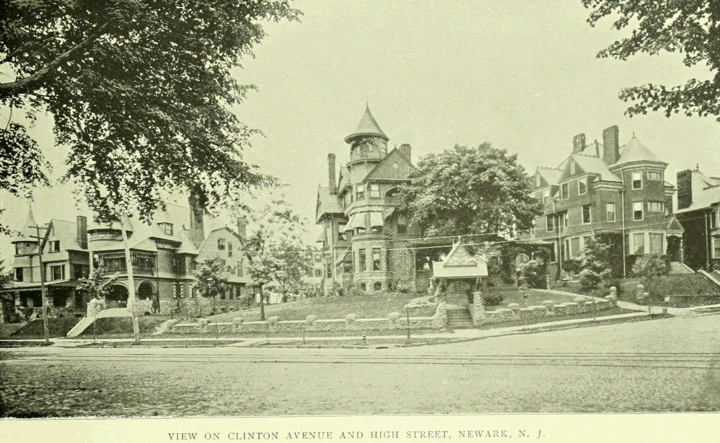 Corner of Clinton and High Street
From "Essex County, NJ, Illustrated 1897":
