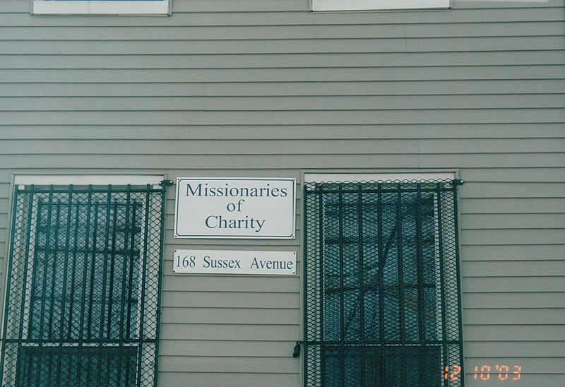 168 Sussex Avenue
Missionaries of Charity
2002/2003
Photo from Jule Spohn
