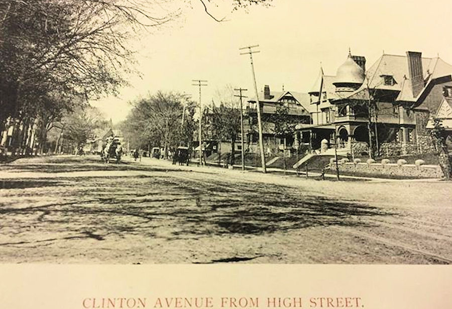Clinton Avenue & High Street Looking West
