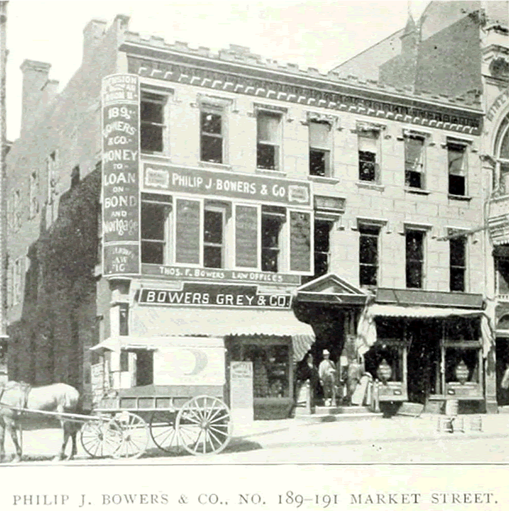 189 Market Street
Philip J. Bowers & Co.
From "Essex County, NJ, Illustrated 1897":

