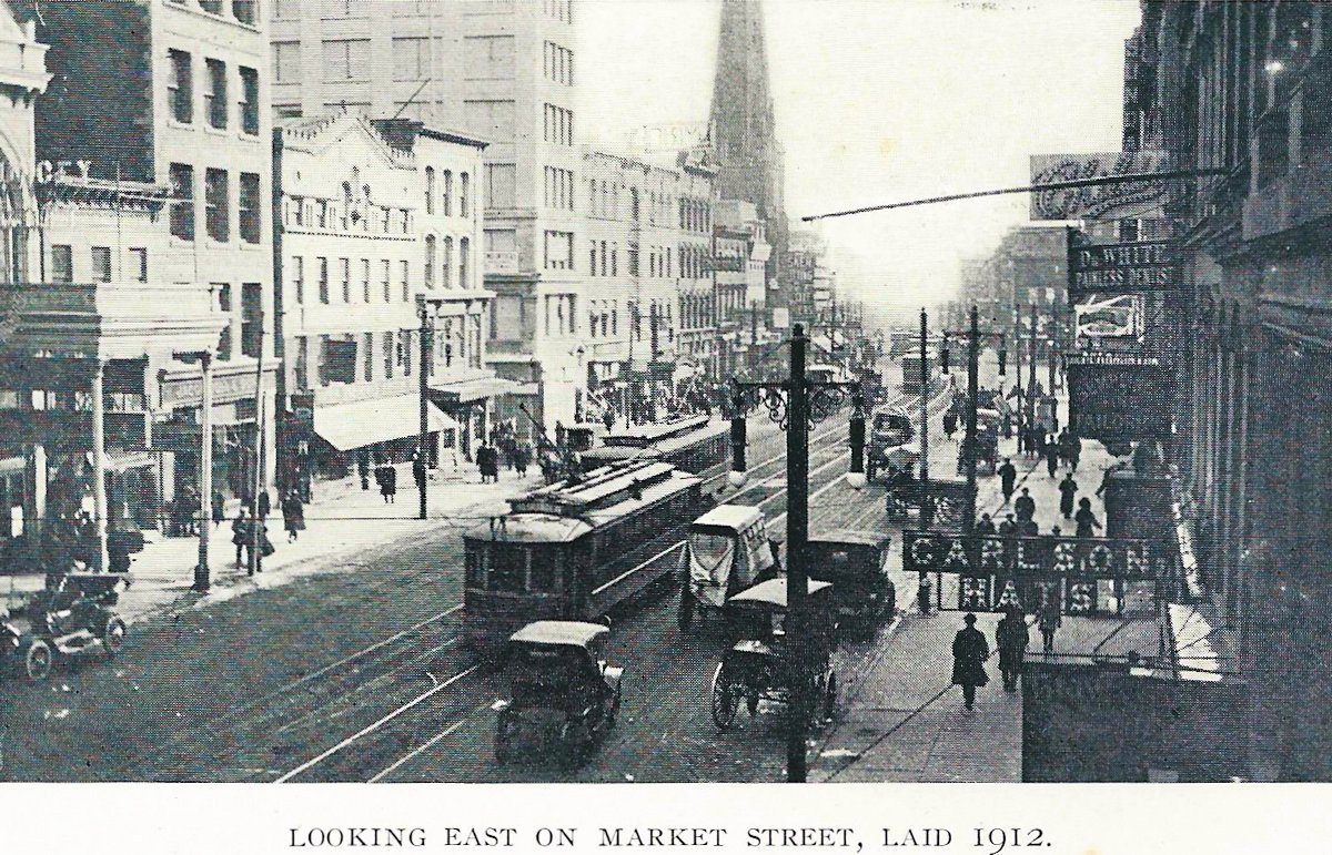 195 Market Street looking east.
From: "Newark, the City of Industry" Published by the Newark Board of Trade 1912
