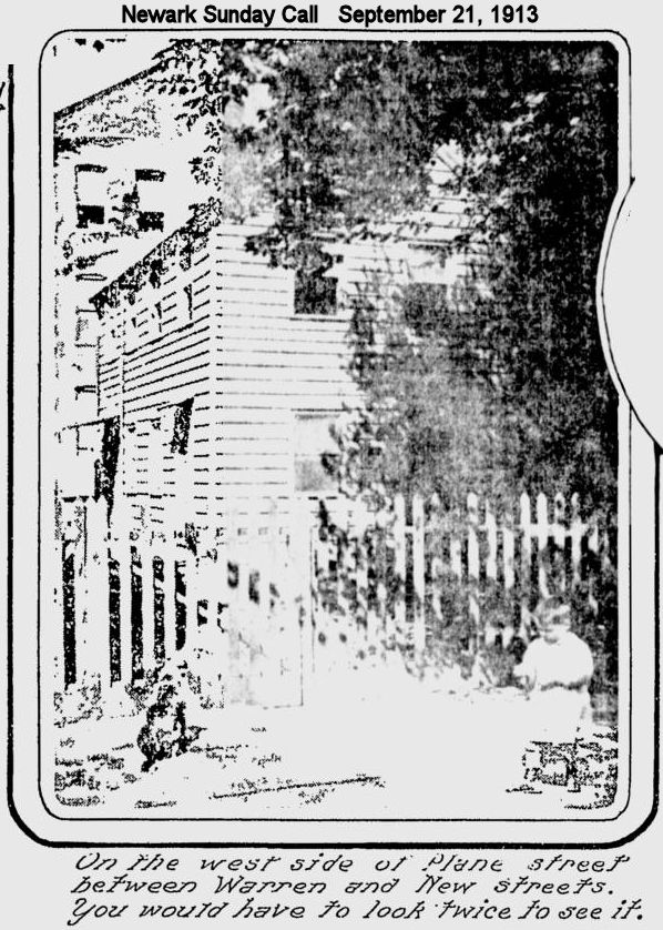 Plane Street between Warren & New Streets
1913
