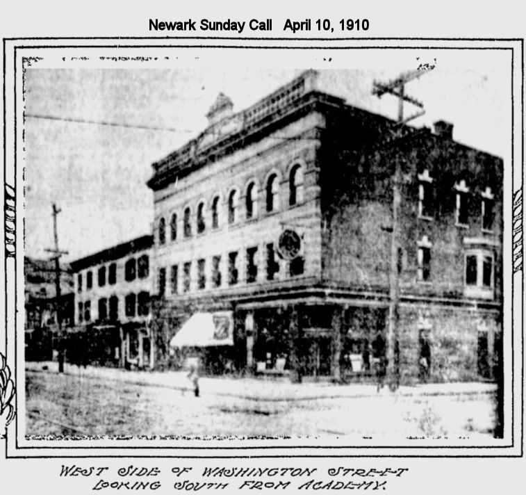 Washington & Academy Streets (sw corner)
April 10, 1910
