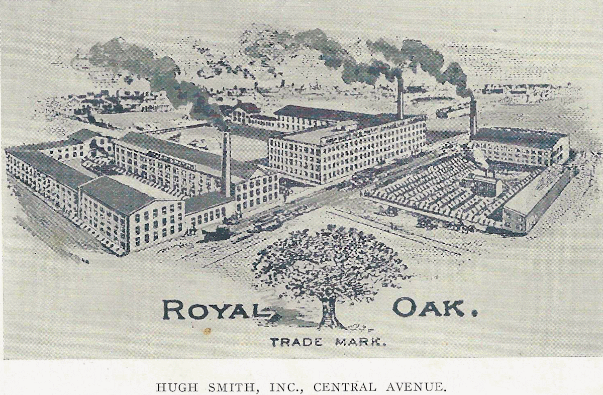 210 Central Avenue
Hugh Smith Leather Factory
From: "Newark, the City of Industry" Published by the Newark Board of Trade 1912
