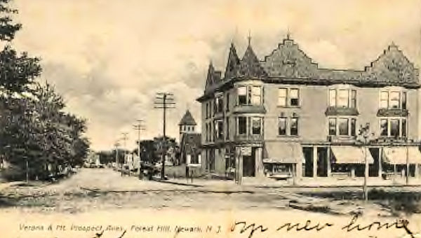 Verona Avenue & Mt. Prospect Avenue
1907
Postcard

