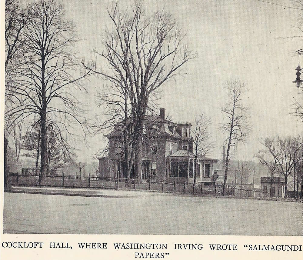 Mount Pleasant Avenue & Gouverneur Street
Cockloft Hall
Photo from "Historic Newark"
