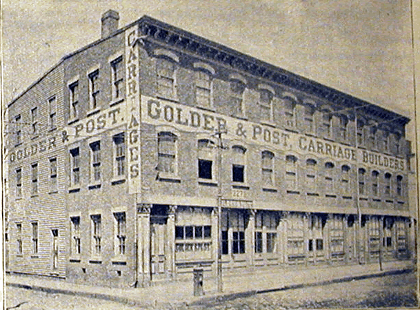 223 Halsey Street
Golder & Post Carriage Builders
From "Newark - New Jersey's Greatest Manufacturing Centre, Illustrated" Published 1894 by The Consolidated Illustrating Co.
