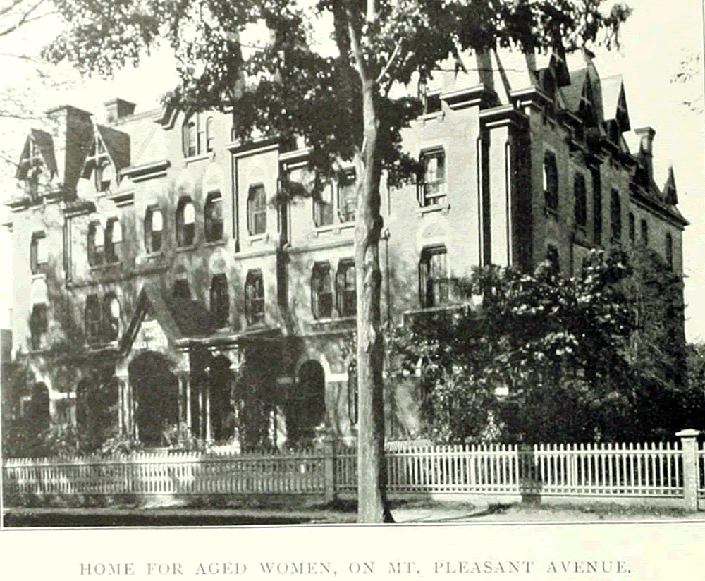 225 Mount Pleasant Avenue
Home for Aged Women
From "Essex County, NJ, Illustrated 1897":
