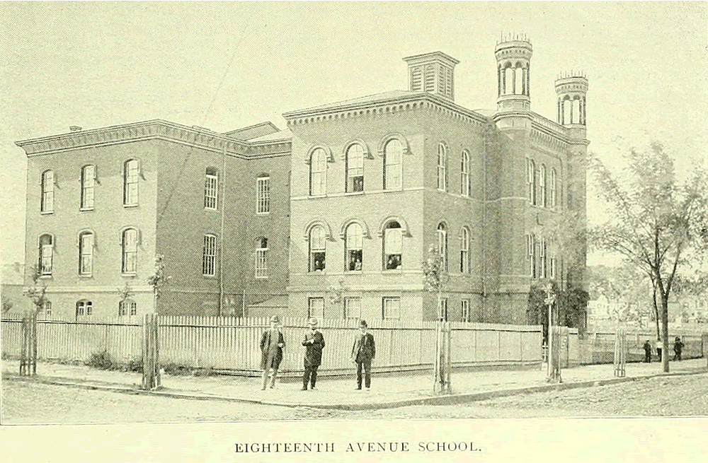 229 Eighteenth Avenue
Eighteenth Avenue School
From: Essex County, NJ, Illustrated 1897
