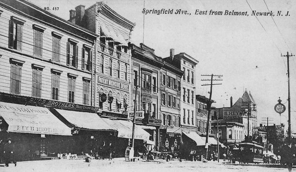 236 Springfield Avenue Looking East
The photo is taken from the intersection of Belmont and Springfield Avenues, the street to the left of the photo is Jones Street.
Postcard
