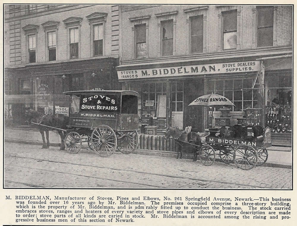 261 Springfield Avenue
Photo from "Newark 1909 - 1910"
