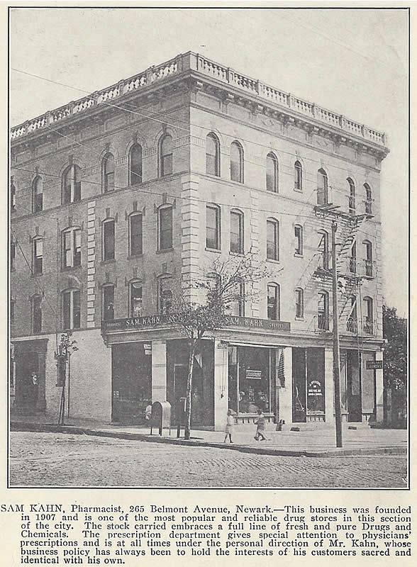 265 Belmont Avenue
From: "Newark Illustrated 1909-1910" Published by Frank A. Libby 1909

